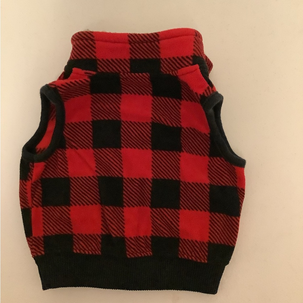 Carters Red Buffalo check vest - Picture 2 of 2